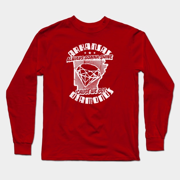 Arkansas Always Gonna Shine Long Sleeve T-Shirt by rt-shirts